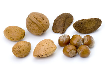 mixed whole nuts