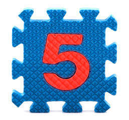 Alphabet puzzle pieces