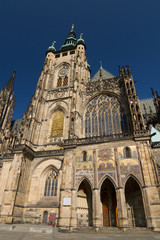 Fototapeta na wymiar Katedra Świętego Wita w Pradze