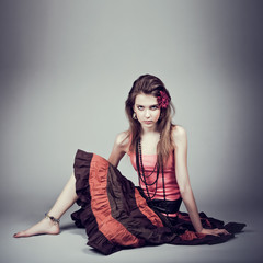 Attractive young fashion model © Porechenskaya