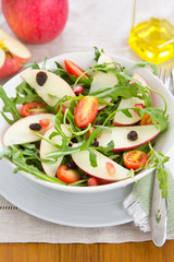 Apple,Pomegranate and Rocket salad