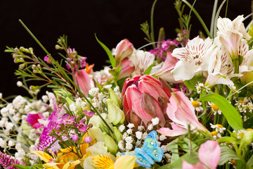 bouquet of colorful flowers