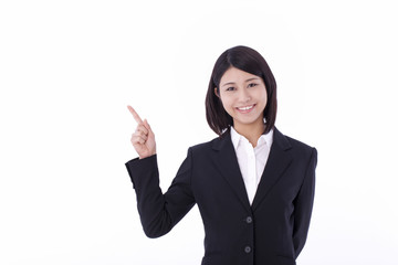 A young businesswoman