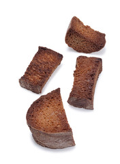 few toasted bread rusks