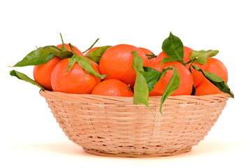 Basket of mandarins