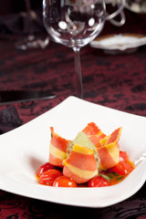 Italian ham with vegetables