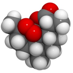 Artemisinin (Qinghaosu) molecule