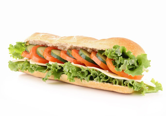 isolated sandwich
