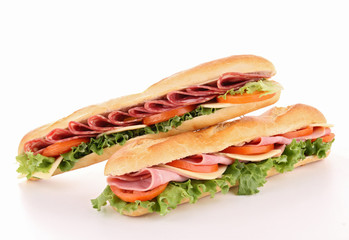 isolated sandwich