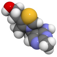 A molecule of Vitamin B7 (biotin)