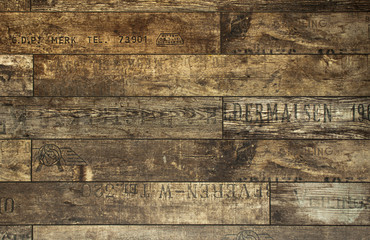 Naklejka premium Fałszywa ściana z drewna