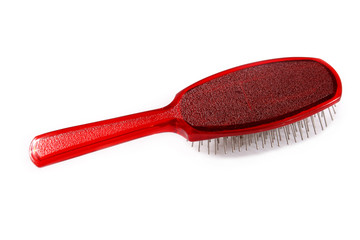 red hair brush