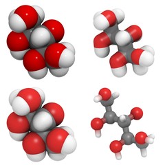 Xylitol molecule