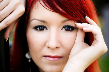 Fototapeta premium closeup portrait