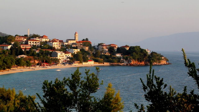 Gradac skyline, Croatia