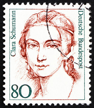 Postage Stamp Germany 1986 Clara Schumann, Pianist, Composer