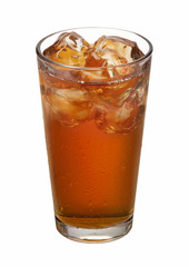 Tea Glass isolated with clipping path