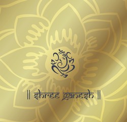 Ganesha , lotus flower , Hinduism, India