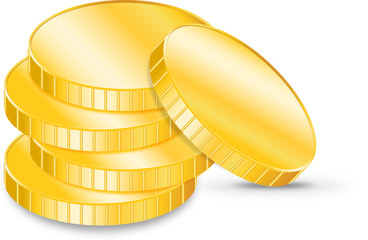 Golden coins