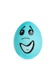 Blue easter egg