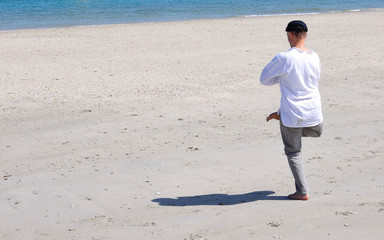 yoga sur la plage 1