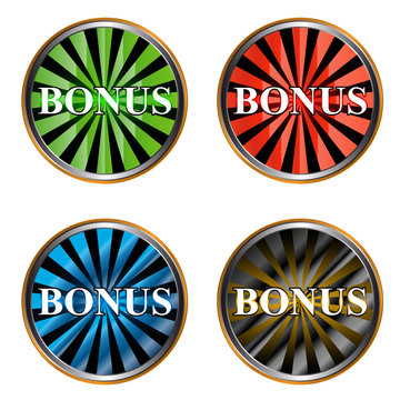 Set from four icons a bonus