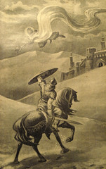 Vintage illustration from the ancient book