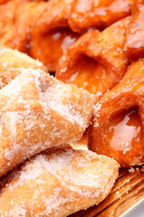Pestiños de miel y azúcar