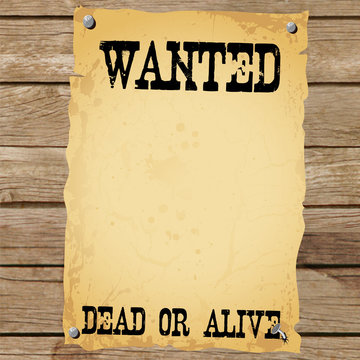 Plakat - WANTED DEAD OR ALIVE