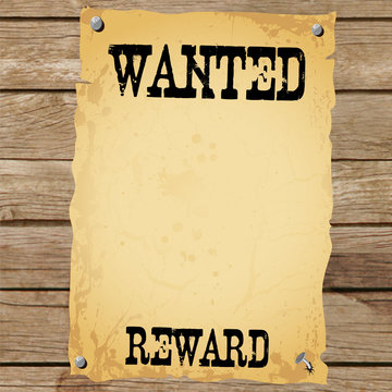 Plakat - WANTED REWARD