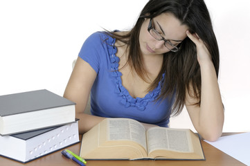 Portrait of a young student