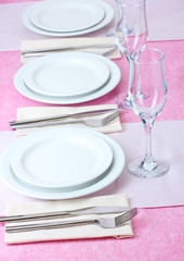 elegant holiday table setting