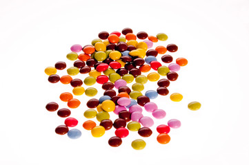 Closeup fruit candy