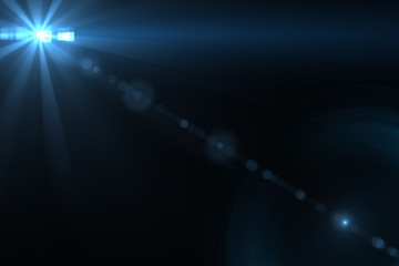 Lens flare abstract background