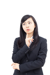 Fototapeta premium 悩む女性