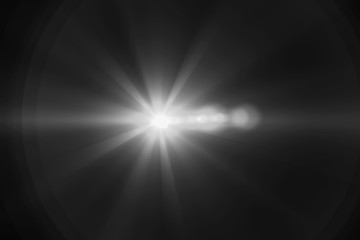 Lens flare abstract background