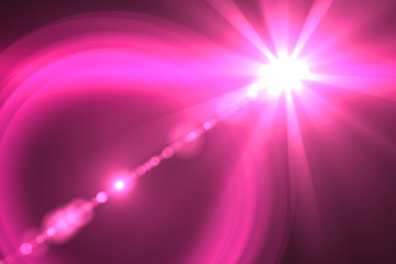 Lens flare abstract background