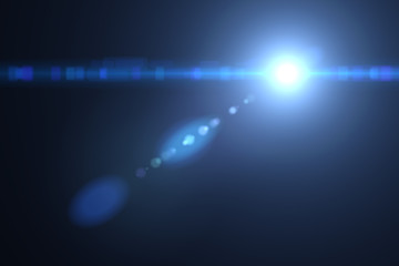 Lens flare abstract background