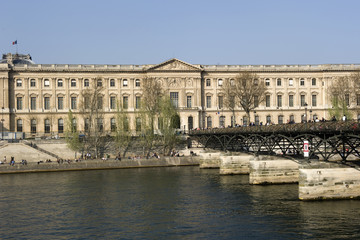 Fototapeta na wymiar Pont des arts, Paris, France