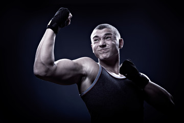 portrait of a young boxer