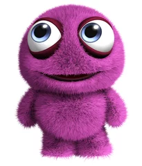 Fototapete Rund Monster rotes Monster  © Albert Ziganshin