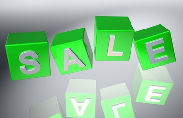 3D Fallende Wuerfel - SALE IX