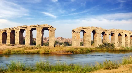  Ruins of ancient bridge. Hampi, India. © Marina Ignatova