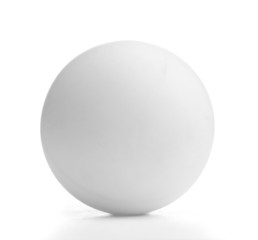 ping-pong ball isolated on white - obrazy, fototapety, plakaty