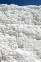 White rocks and travertines of Pamukkale Turkey