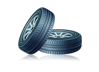 Naklejka premium Pneumatique