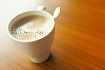 coffee cup on table