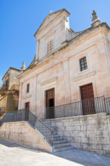 Fototapeta na wymiar Mother Church. Cisternino. Puglia. Italy.