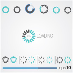 loading white background