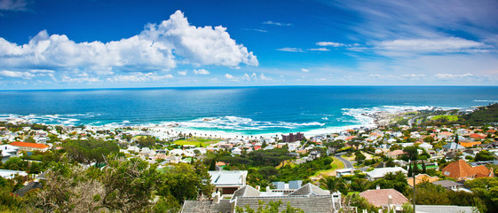Image panoramique de la ville du Cap